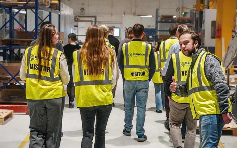 Trainee Ringerike besøkte Klinger Westad